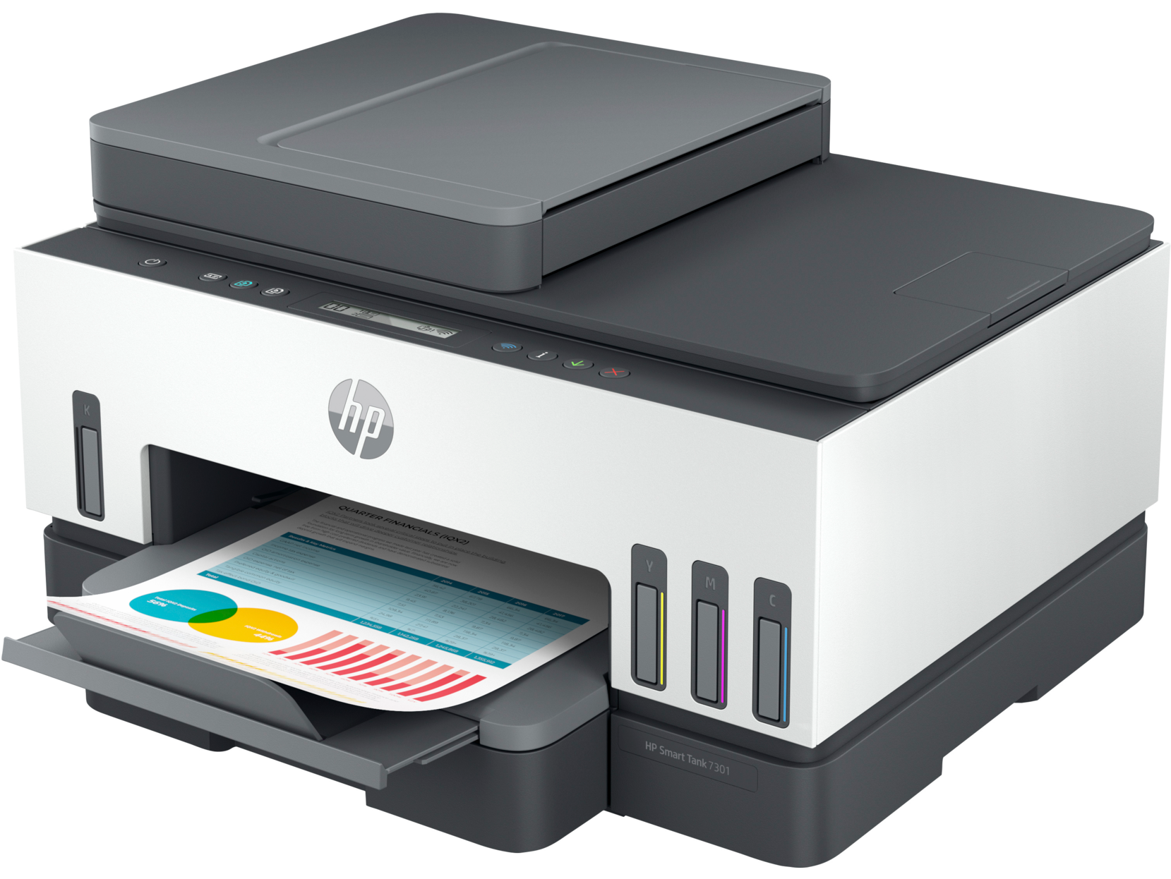 HP Smart Tank 7301 All-in-One Printer view 2